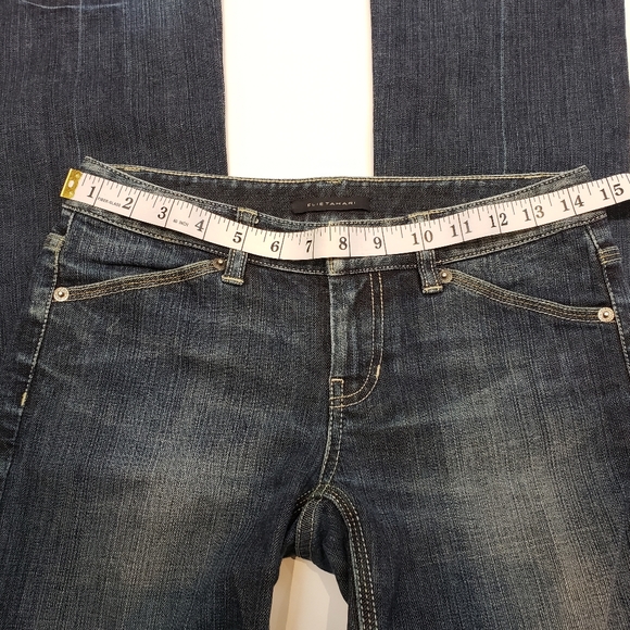 Vintage Elie Tahari Y2K  Flared Jeans - Picture 8 of 14